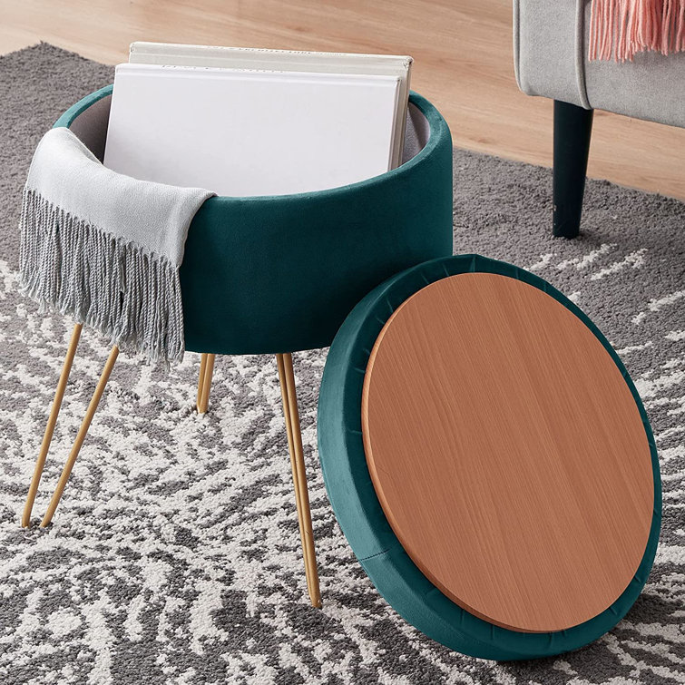 Round storage best sale stool seat